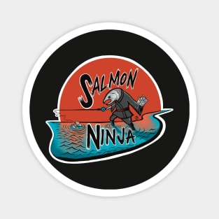 Salmon Ninja Magnet